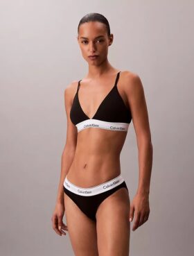 Bralette triunghiular Icon din bumbac și Modal, cu căptușeală ușoară