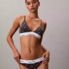 Bralette triunghiular Icon din bumbac și Modal, cu căptușeală ușoară
