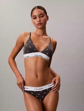 Bralette triunghiular Icon din bumbac și Modal, cu căptușeală ușoară