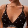 Bralette triunghiular Icon din bumbac și Modal, cu căptușeală ușoară