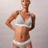 Bralette triunghiulară pentru gravide Icon din bumbac și Modal, cu căptușeală ușoară