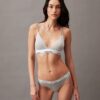 Bralette triunghiulară ușor căptușită din bumbac Modal Icon