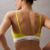 Bralette triunghiulară ușor căptușită din bumbac Modal Icon