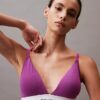 Bralette triunghiulară ușor căptușită din bumbac Modal Icon