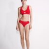 Bralette triunghiulară ușor căptușită din bumbac Modal Icon