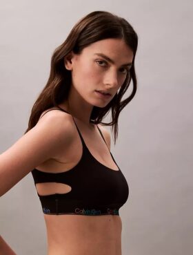 Bralette Unlined Icon din bumbac și Modal Pride Deconstructed