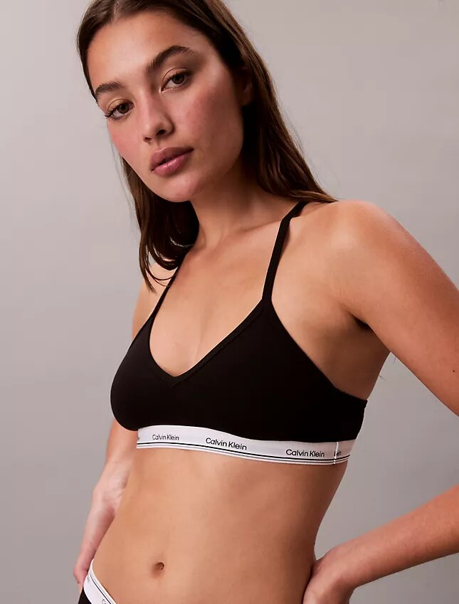 Bralette ușor căptușită din bumbac și Modal Bralette ușor căptușită din bumbac și Modal
