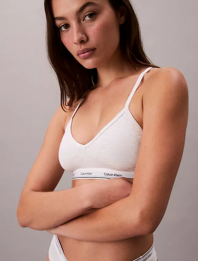 Bralette ușor căptușită din bumbac și Modal Bralette ușor căptușită din bumbac și Modal