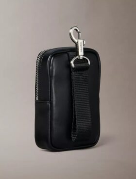 Breloc mini-pungă cu imprimeu grafic îndrăzneț