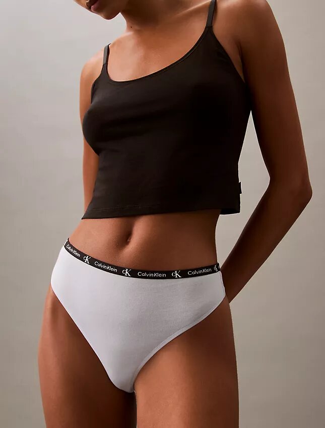 Calvin Klein 1996 Cotton Stretch Thong, pachet de 7 bucăți Calvin Klein 1996 Cotton Stretch Thong, pachet de 7 bucăți