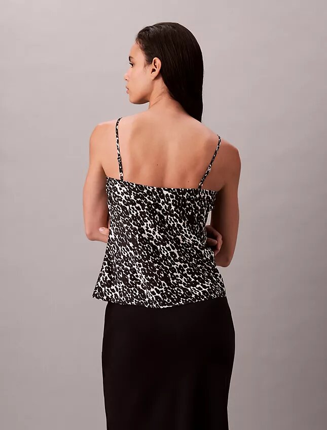 Cami din satin imprimat Cami din satin imprimat