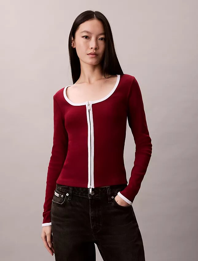 Cardigan cu borduri contrastante Cardigan cu borduri contrastante