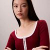Cardigan cu borduri contrastante Cardigan cu borduri contrastante