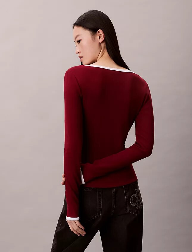Cardigan cu borduri contrastante Cardigan cu borduri contrastante