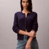 Cardigan cu tricotaj în formă de cablu Cardigan cu tricotaj în formă de cablu