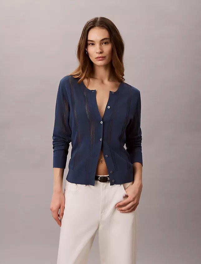 Cardigan din amestec de in Cardigan din amestec de in