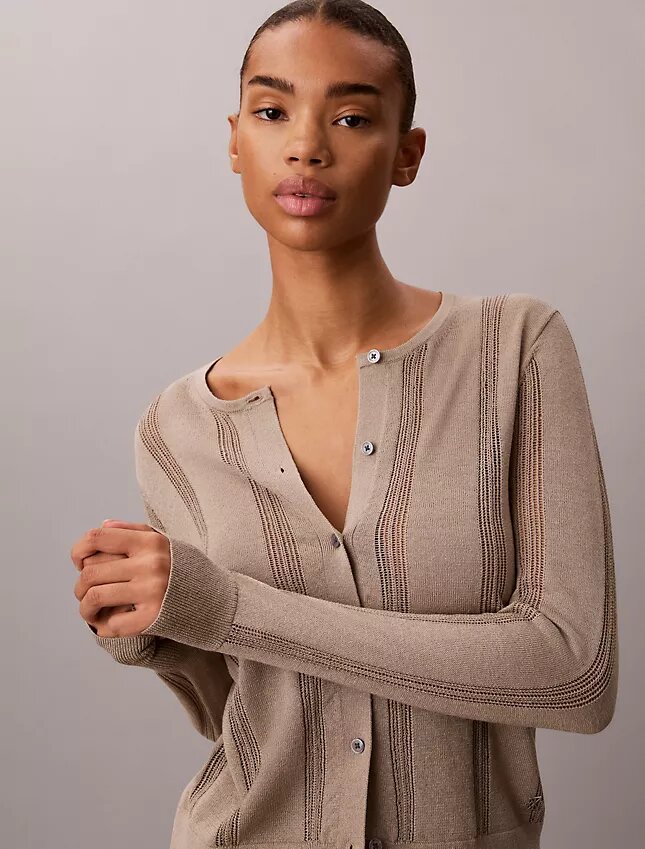 Cardigan din amestec de in Cardigan din amestec de in