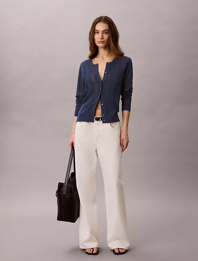 Cardigan din amestec de in Cardigan din amestec de in