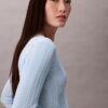 Cardigan din bumbac cu nervuri variate Cardigan din bumbac cu nervuri variate