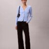 Cardigan din bumbac cu nervuri variate Cardigan din bumbac cu nervuri variate