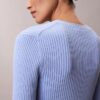 Cardigan din bumbac cu nervuri variate Cardigan din bumbac cu nervuri variate