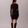 Cardigan din bumbac neted cu nervuri Cardigan din bumbac neted cu nervuri