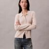 Cardigan din lână merino cu lurex Cardigan din lână merino cu lurex