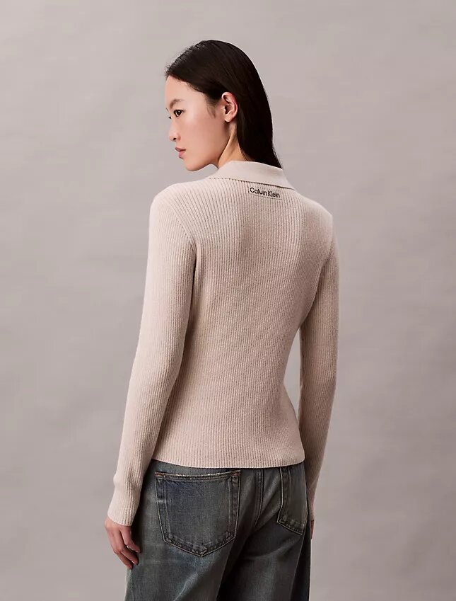 Cardigan din lână merino cu lurex Cardigan din lână merino cu lurex