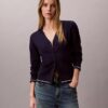 Cardigan țesut cu model împletit Monologo