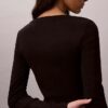 Cardigan scurt cu nervuri