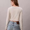Cardigan scurt cu nervuri Cardigan scurt cu nervuri