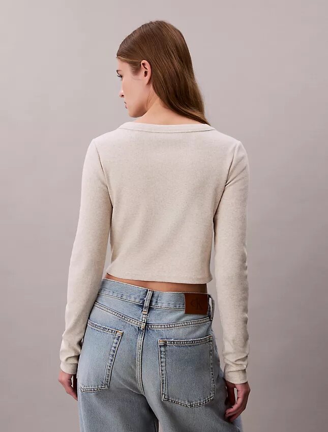 Cardigan scurt cu nervuri Cardigan scurt cu nervuri