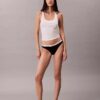 Carousel Bikini din bumbac Cotton Stretch cu nervuri, pachet de 3