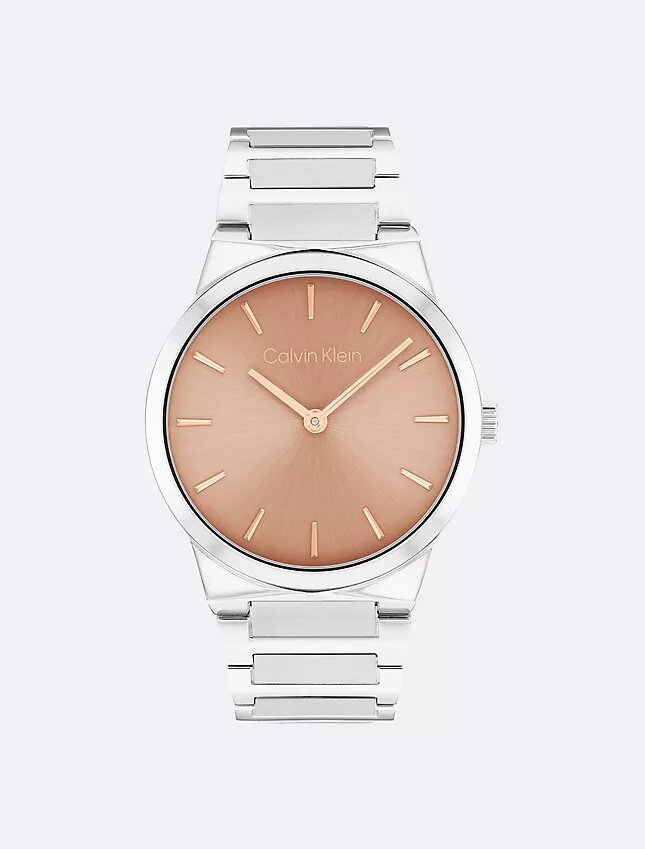 Ceas minimalist cu brățară cu zale integrate de 32 mm Ceas minimalist cu brățară cu zale integrate de 32 mm