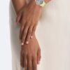 Ceas minimalist cu brățară cu zale integrate de 32 mm Ceas minimalist cu brățară cu zale integrate de 32 mm