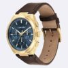 Ceas multifuncțional cu brățară din piele