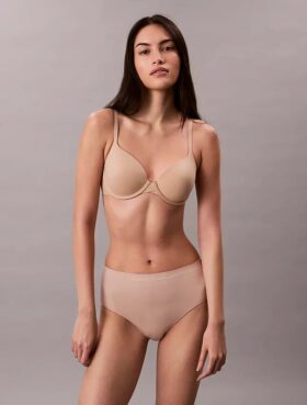 Chiloți cu talie înaltă, fără cusături, din material elastic