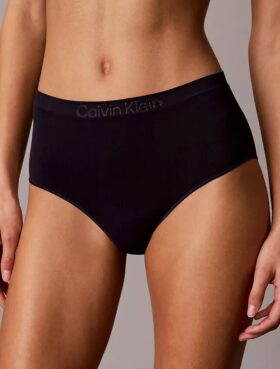 Chiloți cu talie înaltă, fără cusături, din material elastic