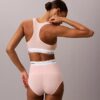 Chiloți de lenjerie modelatoare din bumbac și Modal, cu croi tip boyleg