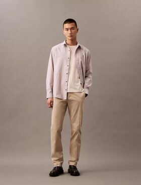 Chino din bumbac elastic