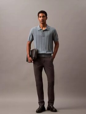 Chino din bumbac elastic