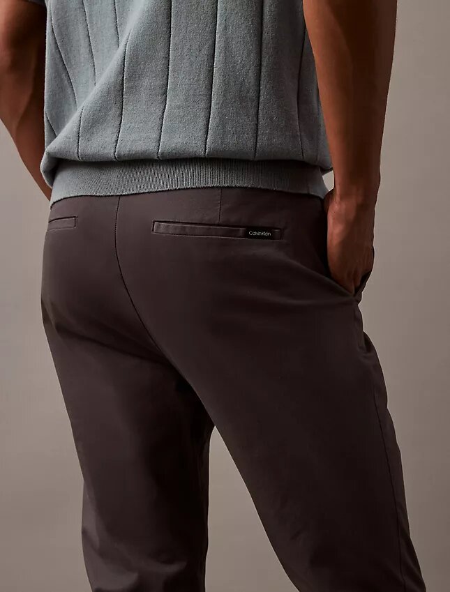Chino din bumbac elastic Chino din bumbac elastic