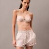 CK Black Dantelă florală Unlined, balconetă