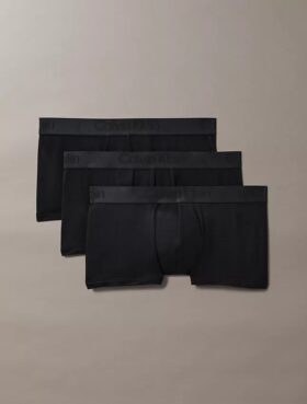 CK Black Set de 3 Low Rise Trunk
