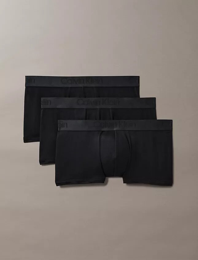 CK Black Set de 3 Low Rise Trunk CK Black Set de 3 Low Rise Trunk