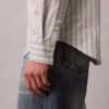 Cămașă clasică cu nasturi, din bumbac Oxford cu dungi Cămașă clasică cu nasturi, din bumbac Oxford cu dungi