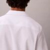 Cămașă clasică cu nasturi din seersucker uni Cămașă clasică cu nasturi din seersucker uni