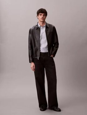 Cămașă clasică din bumbac Cotton Stretch cu dungi, tip Oxford, cu nasturi