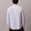 Cămașă clasică din bumbac Cotton Stretch cu dungi, tip Oxford, cu nasturi