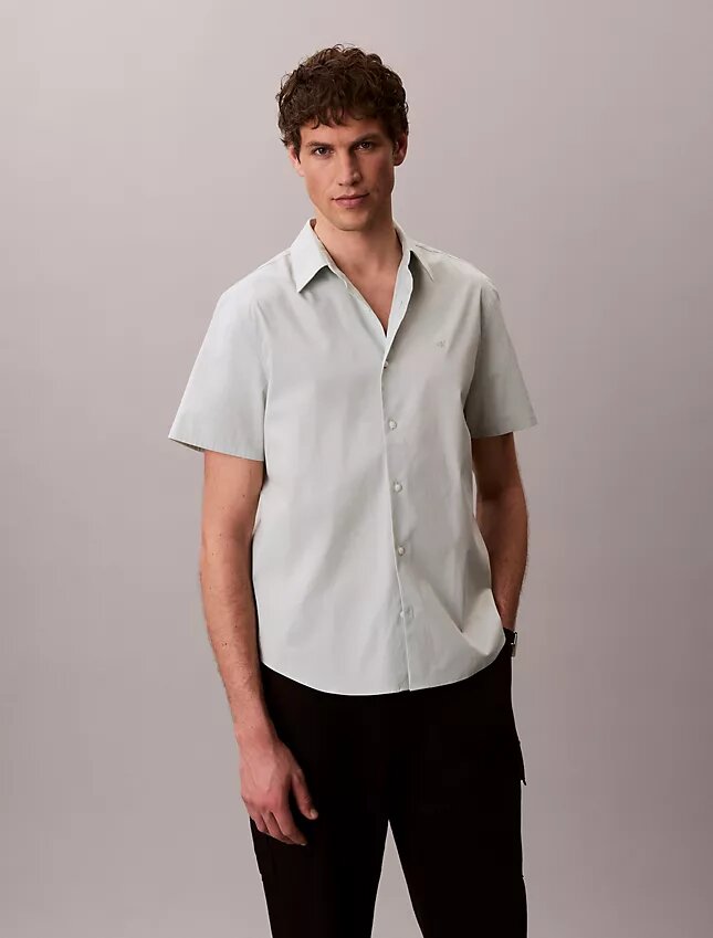 Cămașă clasică din bumbac Cotton Stretch cu nasturi Cămașă clasică din bumbac Cotton Stretch cu nasturi